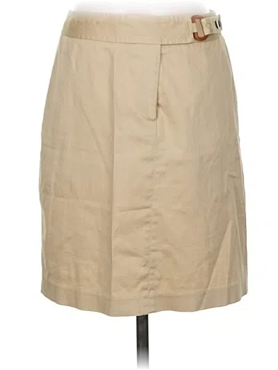 Pre-owned J. Mclaughlin Casual Skirt In Tan