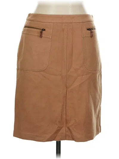 Pre-owned J. Mclaughlin Casual Skirt In Tan