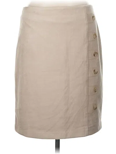 Pre-owned J. Mclaughlin Casual Skirt In Tan