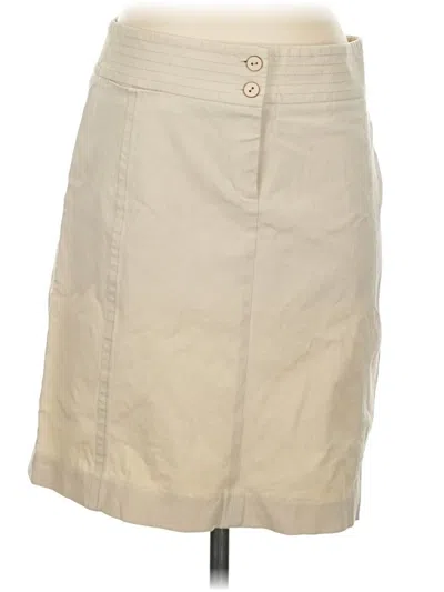 Pre-owned J. Mclaughlin Casual Skirt In Tan
