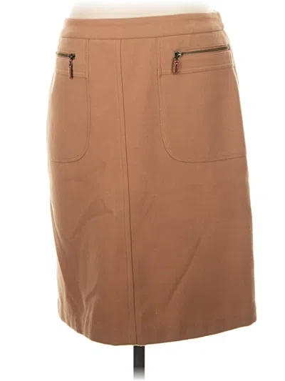 Pre-owned J. Mclaughlin Casual Skirt In Tan