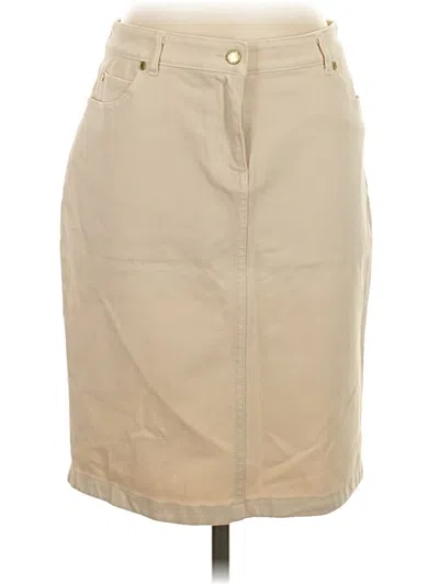 Pre-owned J. Mclaughlin Casual Skirt In Tan
