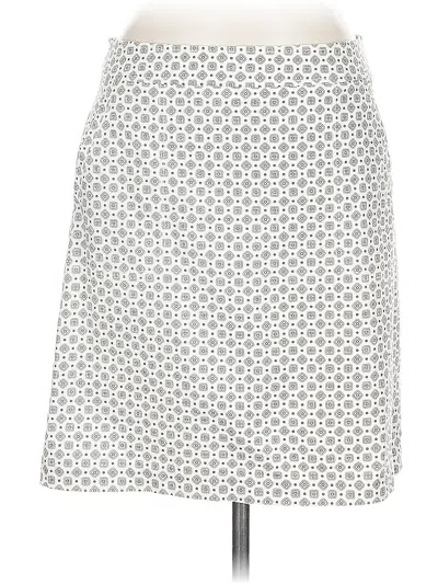 Pre-owned J. Mclaughlin Casual Skirt In White