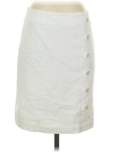 Pre-owned J. Mclaughlin Casual Skirt In White
