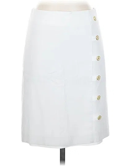 Pre-owned J. Mclaughlin Casual Skirt In White