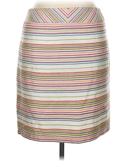 Pre-owned J. Mclaughlin Casual Skirt In White