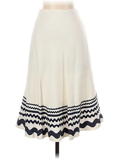 Pre-owned J. Mclaughlin Casual Skirt In White