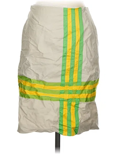Pre-owned J. Mclaughlin Casual Skirt In Yellow