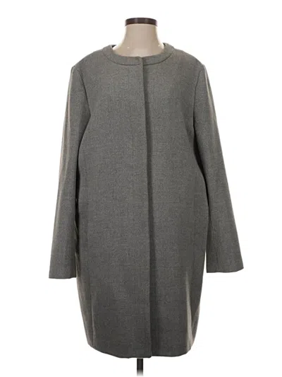 Pre-owned J. Mclaughlin Coat In Silver
