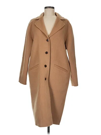Pre-owned J. Mclaughlin Coat In Tan