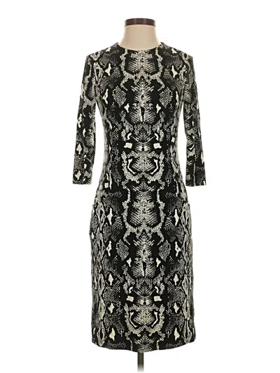 Pre-owned J. Mclaughlin Cocktail Dress In Black