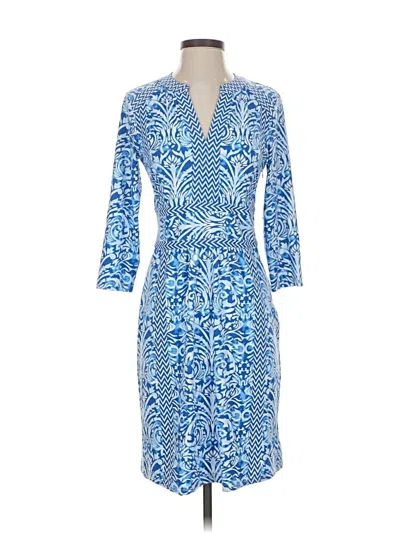 Pre-owned J. Mclaughlin Cocktail Dress In Blue