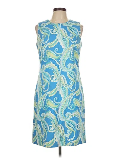 Pre-owned J. Mclaughlin Cocktail Dress In Blue