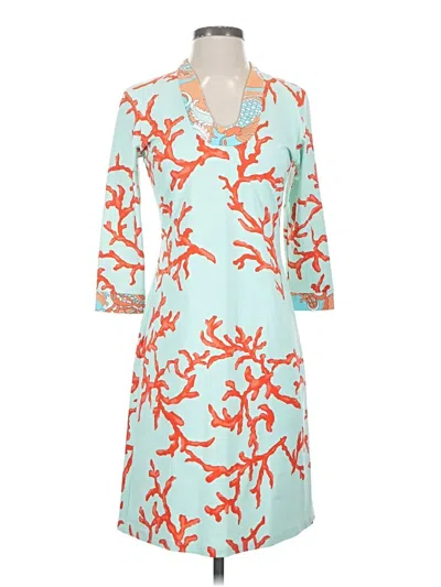 Pre-owned J. Mclaughlin Cocktail Dress In Blue