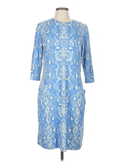 Pre-owned J. Mclaughlin Cocktail Dress In Blue