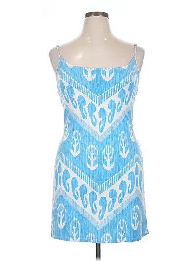 Pre-owned J. Mclaughlin Cocktail Dress In Blue