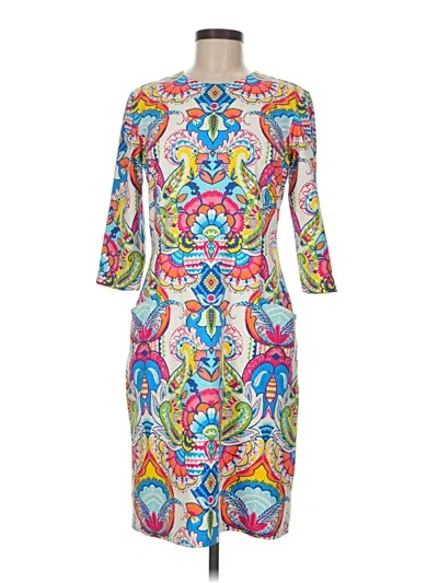Pre-owned J. Mclaughlin Cocktail Dress In Blue