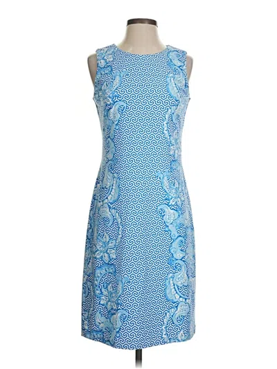 Pre-owned J. Mclaughlin Cocktail Dress In Blue