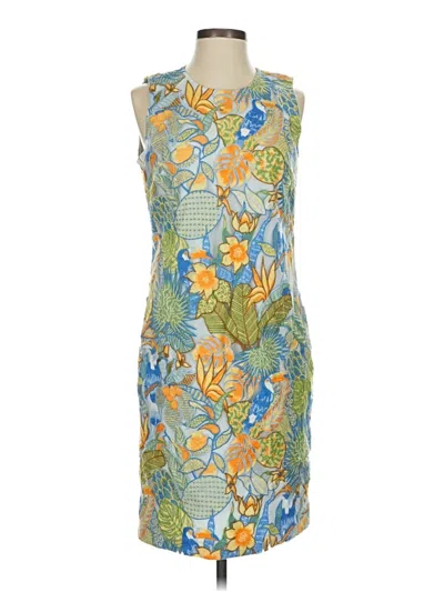 Pre-owned J. Mclaughlin Cocktail Dress In Blue