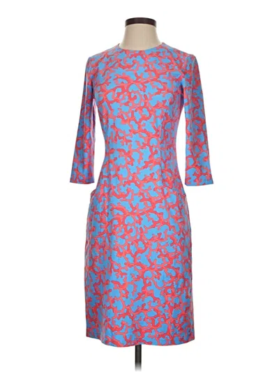 Pre-owned J. Mclaughlin Cocktail Dress In Blue