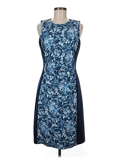 Pre-owned J. Mclaughlin Cocktail Dress In Blue