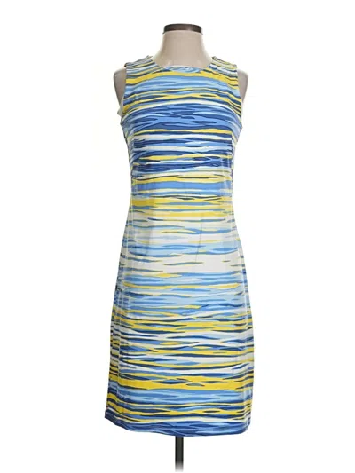 Pre-owned J. Mclaughlin Cocktail Dress In Blue