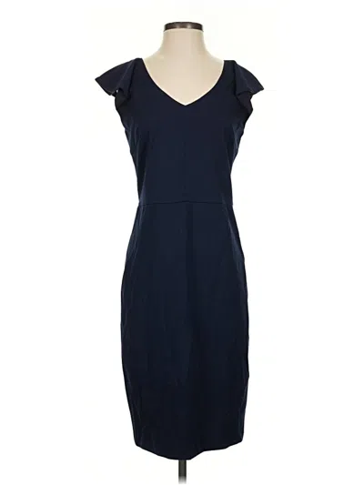 Pre-owned J. Mclaughlin Cocktail Dress In Blue