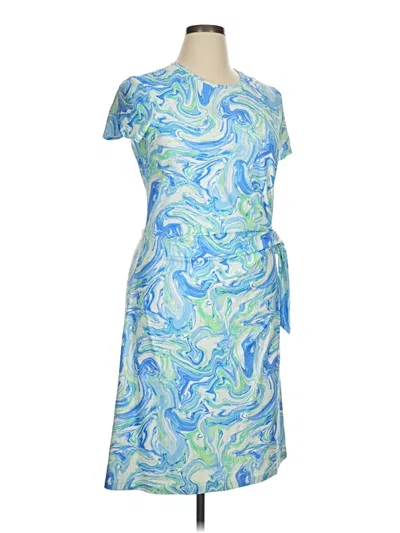 Pre-owned J. Mclaughlin Cocktail Dress In Blue