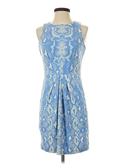 Pre-owned J. Mclaughlin Cocktail Dress In Blue