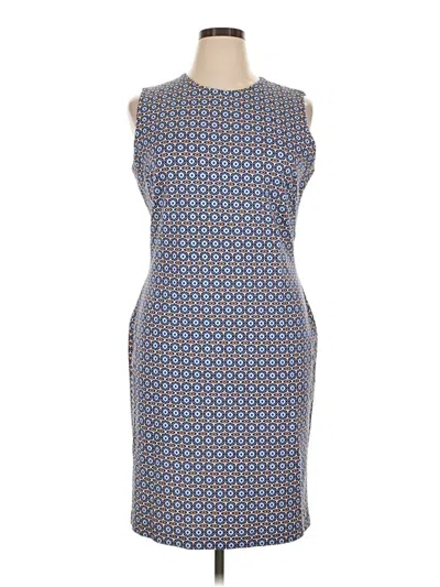 Pre-owned J. Mclaughlin Cocktail Dress In Blue