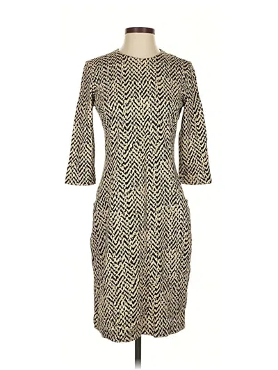 Pre-owned J. Mclaughlin Cocktail Dress In Brown
