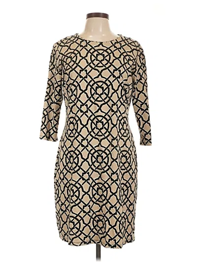 Pre-owned J. Mclaughlin Cocktail Dress In Brown