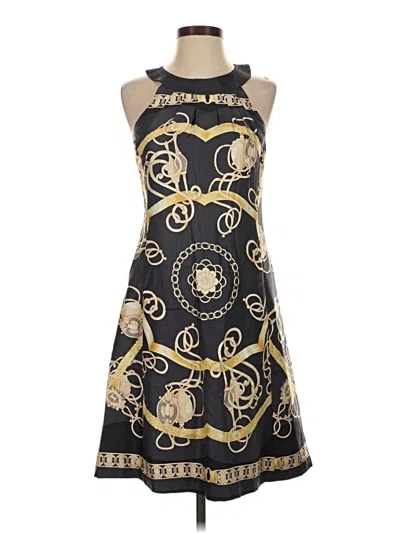 Pre-owned J. Mclaughlin Cocktail Dress In Gold