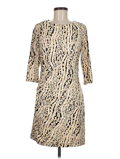 Pre-owned J. Mclaughlin Cocktail Dress In Gold