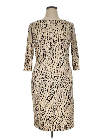 Pre-owned J. Mclaughlin Cocktail Dress In Gold