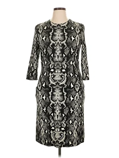 Pre-owned J. Mclaughlin Cocktail Dress In Gray