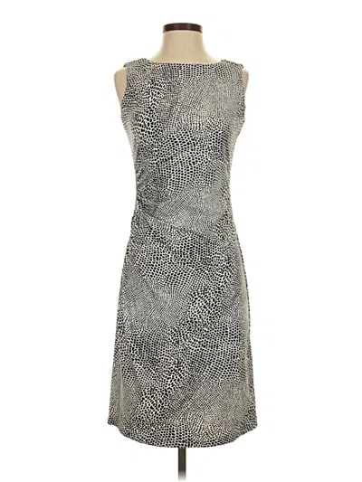 Pre-owned J. Mclaughlin Cocktail Dress In Gray