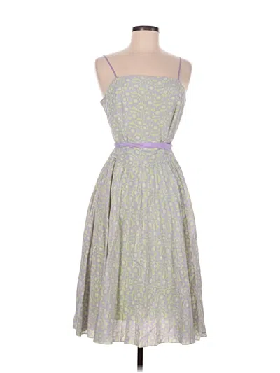 Pre-owned J. Mclaughlin Cocktail Dress In Gray
