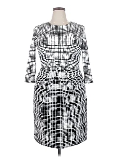Pre-owned J. Mclaughlin Cocktail Dress In Gray