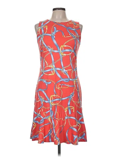 Pre-owned J. Mclaughlin Cocktail Dress In Orange