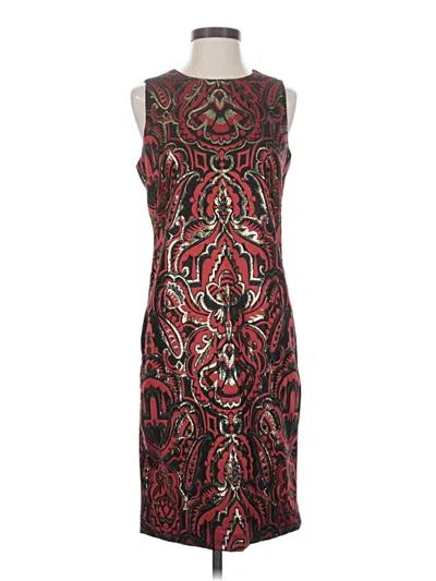 Pre-owned J. Mclaughlin Cocktail Dress In Red