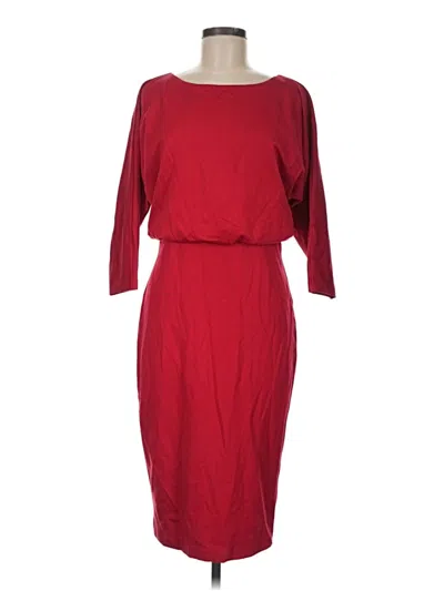 Pre-owned J. Mclaughlin Cocktail Dress In Red