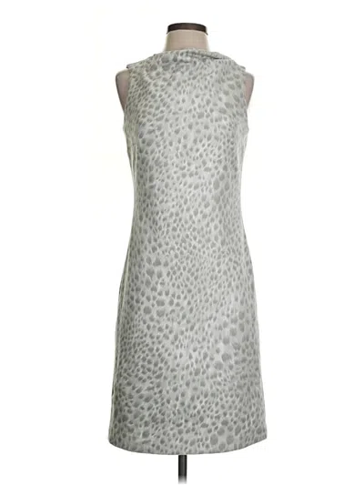 Pre-owned J. Mclaughlin Cocktail Dress In Silver