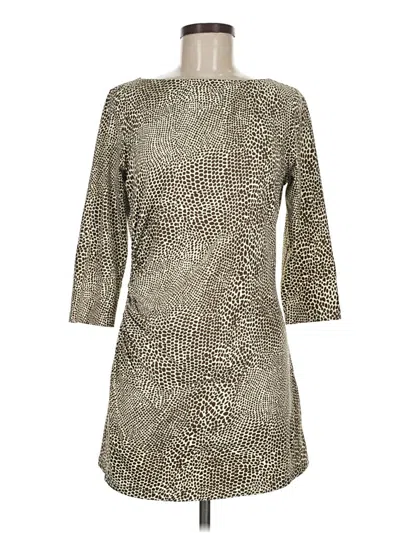 Pre-owned J. Mclaughlin Cocktail Dress In Silver