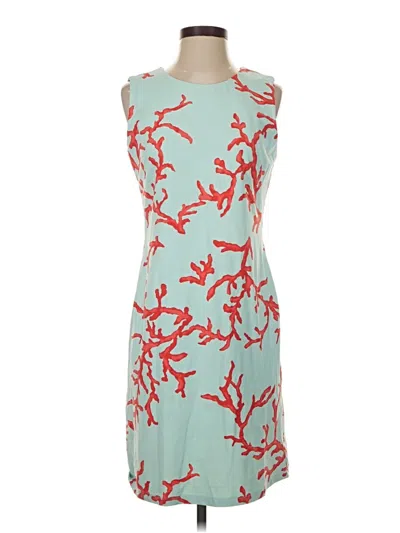 Pre-owned J. Mclaughlin Cocktail Dress In Teal