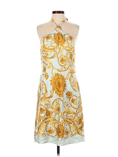 Pre-owned J. Mclaughlin Cocktail Dress In Yellow