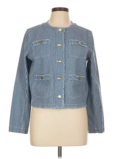 Pre-owned J. Mclaughlin Denim Jacket In Blue
