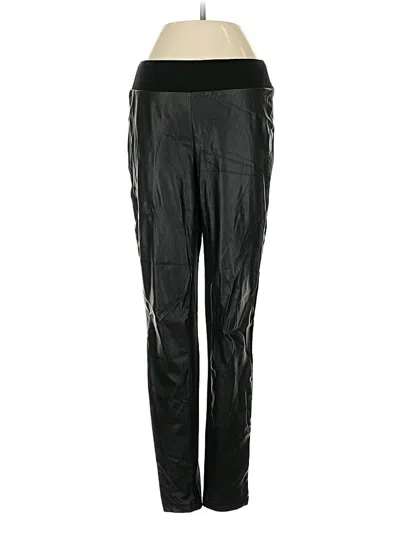 Pre-owned J. Mclaughlin Faux Leather Pants In Black