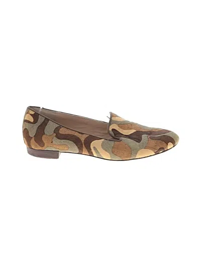 Pre-owned J. Mclaughlin Flats In Tan