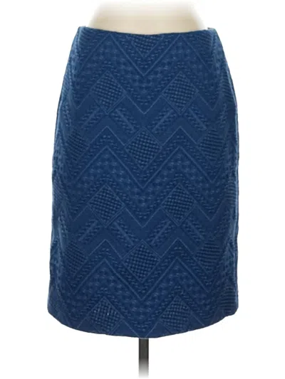 Pre-owned J. Mclaughlin Formal Skirt In Blue